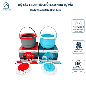 Mua Bộ Cây Lau Nhà Chổi Lau Nhà Tự Vắt Hàn Quốc Cao Cấp - Tặng Kèm 2 Bông Lau - HÀNG CHÍNH HÃNG MINIIN