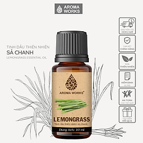 Tinh dầu khử mùi - thanh lọc không khí Aroma Works sả chanh, quế, bạch đàn chanh, thông, phong lữ