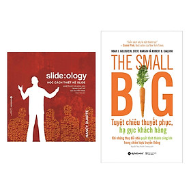 Hình ảnh Combo Sách Kỹ năng Làm Việc :  Học Cách Thiết Kế Slide +  The Small Big – Tuyệt Chiêu Thuyết Phục, Hạ Gục Khách Hàng