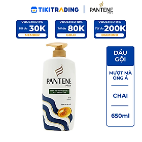 Dầu Gội Pantene Mượt Mà Óng Ả - 650ml