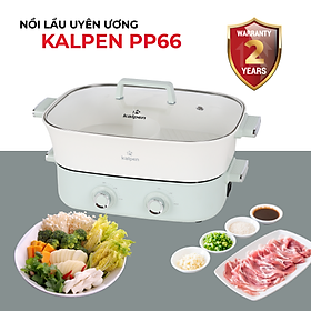 Mua Bếp Nướng Lẩu Hai Ngăn Đa Năng Kalpen 6.5L PP66 Công Suất 2200W - Hàng Chính hãng