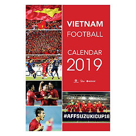 Lịch Treo Tường Bóng Đá Việt Nam 2019 (7 Tờ) 