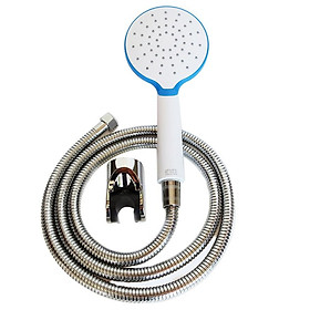Bộ tay dây sen 1 chế độ EUROLIFE EL-108SH (Trắng - Xanh)