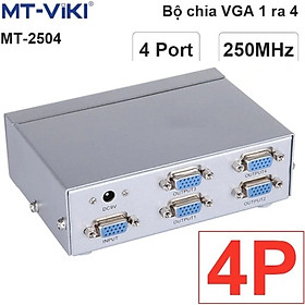Mua Bộ chia VGA 1 ra 4 250MHz MT-VIKI MT-2504. HÀNG CHÍNH HÃNG !!!