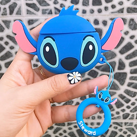 Mua Bao Case Silicon Cho Tai Nghe Apple AirPods 1 / AirPods 2 -  Hình Steward Xanh Tai To