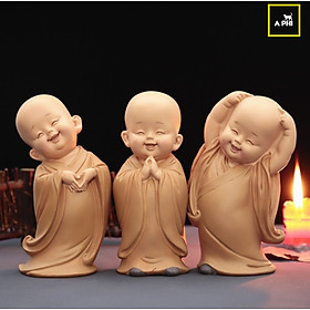 Mua Mô hình 3 chú tiểu dễ thương trang trí phòng khách ô tô