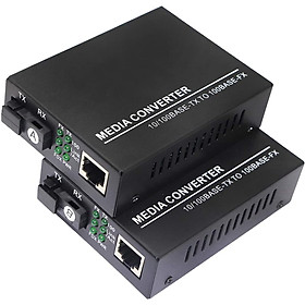 ROGTZ Bộ Chuyển Đổi Quang 25km Ethernet, Chế độ đơn 10 / 100Base-TX sang 100Base-FX, RJ45 sang SC - Hàng Nhập Khẩu