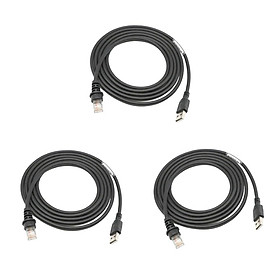 3x 2m USB Cable for  Metrologi BarCode Scanner MS9540 MS9544 MS9535