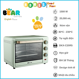 Lò Nướng Điện Kiêm Hấp Đa Năng BEAR DKX-C20R5 Dung Tích 18 Lít Công Suất 1200 W - Hàng Chính Hãng