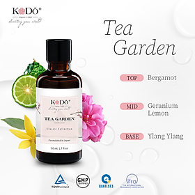 KODO - Tea Garden - Tinh Dầu Nước Hoa Thơm Phòng Nguyên Chất – Classic Collection - 10ml/50ml/110ml/500ml