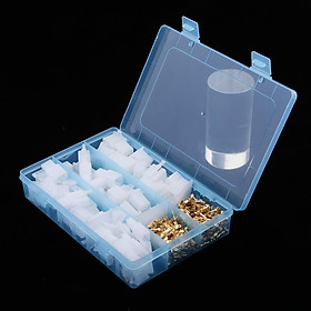 2.8mm 2 3 4 6 Pin Electrical Wire Connectors Spade Terminals Kit