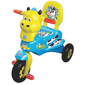 Xe 3 bánh Nhựa Chợ Lớn L7 Con Cows (Không nhạc) - M1307A-X3B