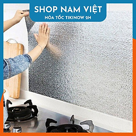 Mua Giấy Bạc Tráng Nhôm  dán bếp tăng thẩm mỹ và rất sạch sẽ(2M)
