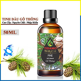 Tinh Dầu Gỗ Thông TIDAMO Nguyên Chất Nhập Khẩu Ấn Độ - Xông Phòng Thanh Lọc Không Khí, Bảo Vệ Đường Hô Hấp