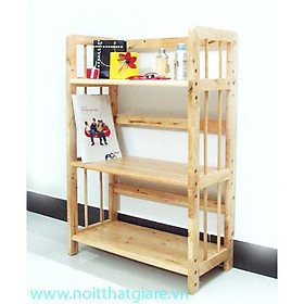 Mua Kệ Sách 3 Tầng (Rộng 60cm) Gỗ Tự Nhiên 100%- TN