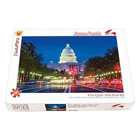 Tranh xếp Hình Tia Sáng Tòa Nhà Quốc Hội Hoa Kỳ Tia Sáng (2035 Mảnh Ghép)