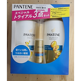 Mua Set dầu gội xả dưỡng tóc Pantene Nhật (Gội 300ml  xả 270g  dưỡng 30ml)