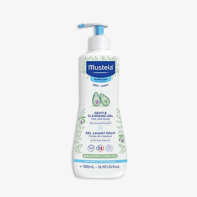 Sữa Tắm Gội Cho Trẻ Sơ Sinh Và Em Bé Da Thường Mustela (500ml)