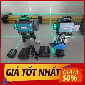 Mua MÁY CÂN MỰC LASER 16 TIA MAKITA 2 PIN - QUAY 360 ĐỘ CÓ ĐIỀU KHIỂN TỪ XA -TẶNG BỘ TỪ HÍT TREO TƯỜNG  TẶNG CHÂN DÀI 1 2M