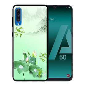 Ốp lưng cho Samsung Galaxy A50  Tranh Sen - Hàng chính hãng