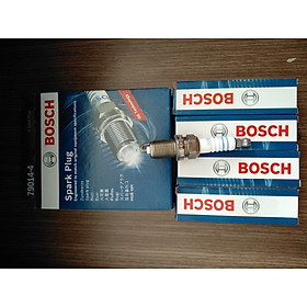 Bugi Bosch FR7KCX+Chân Ngắn Thường , Tuýp 16 Ren 14 - Toyota Vios 1.5 ,