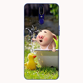 Ốp lưng dành cho điện thoại Oppo F11 hình Heo Con Tắm Hồ - Hàng chính hãng