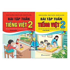 Sách - Combo Bài Tập Tuần Tiếng Việt Lớp 2 - Tập 1 + 2 - Biên Soạn Theo Chương Trình GDPT Mới - Cánh Diều