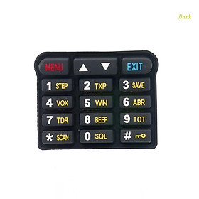 Bàn Phím Số Hai Chiều Bằng Silicon Thay Thế Cho Bộ Đàm UV 9R Plus T57 Walkie-Talkie