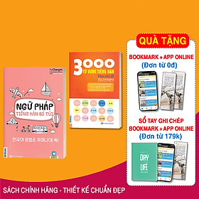 Combo Sách Tiếng Hàn Bỏ Túi ( Ngữ Pháp Tiếng Hàn Bỏ Túi + 3000 Từ Vựng Tiếng Hàn Theo Chủ Đề )