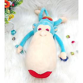 Gấu bông KHỈ XANH MÔI ĐỎ DÀI MÔNG TIM