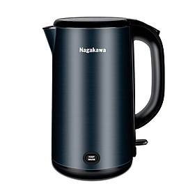 Mua Ấm siêu tốc 2 lớp inox 304 Nagakawa NAG0319 (1.8L - 1800W) - Hàng chính hãng