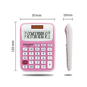 Máy tính 12 số bỏ túi nhiều màu STACOM/EC202
