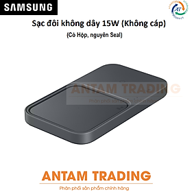 Đế sạc đôi không dây Samsung 15W (không cáp) EP-P5400 - Hàng Chính Hãng 