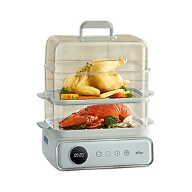 Mua Nồi Hấp Bear Nồi Hấp Điện 3 tầng Nồi Lẩu Điện Kèm Hấp Đa Năng Cảm Ứng Hấp Lẩu Hầm Healthy Tiết Kiệm Điện DZG-P20W7 - Hàng chính hãng