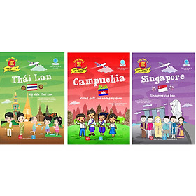 Combo 3 Cuốn: Singapore - Singapore Của Bạn + Thái Lan - Kỳ Diệu Thái Lan + Campuchia - Vương Quốc Của Những Kỳ Quan