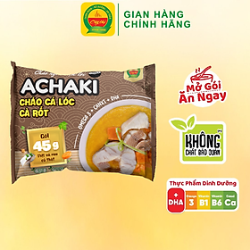 Cháo Ngon Tiện Lợi Achaki Cá Lóc Cà Rốt Thương Hiệu Cây Thị