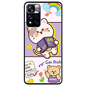 Ốp lưng dành cho Xiaomi Redmi Note 11 Pro 5G ( Bản Nội Địa ) mẫu Mèo Giàu