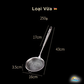 Mua Muôi Thủng Inox 304 To Ăn Lẩu Cao Cấp Đạt Chất Lượng Đức SSGP