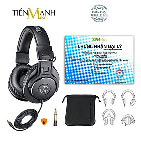 Mua Tai Nghe Kiểm Âm Audio Technica M30X - Studio Monitor Headphones Professional  ATH-M30X ATHM30X Hàng Chính Hãng - Kèm Móng Gẩy DreamMaker