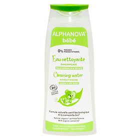 Nước vệ sinh mặt và cơ thể cho bé không cần rửa lại Alphanova 200ml-Hàng nhập khẩu từ Pháp