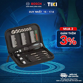 Mua Bộ Vặn Vít Đa Năng 38 Món Bosch – 2607019506 (Hộp Đen)