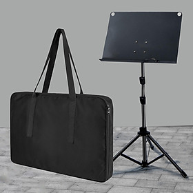 Music Stand Storage Bag Music Stand Set Handbag Percussion Storage Accessory Wind Instrument Nylon Shoulder Bag Musical Score Organizer Case
