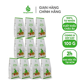 Combo 10 hộp Vỏ bưởi mật ong sấy dẻo Nonglamfood 100g | Giảm cân, tăng cường đề kháng tự nhiên, đẹp da
