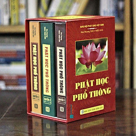 Sách - Phật học phổ thông bộ 3 quyển - bìa cứng