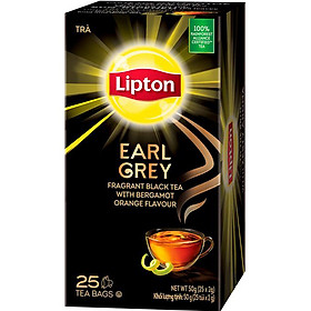 Trà Lipton Bá Tước Helium Earl Grey (25 Gói x 2g)