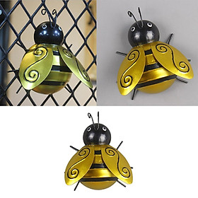 Wall Art Bee Sculpture Insect Bugs Wall Hanging Ornaments for Indoor Outdoor