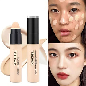 Kem Che Khuyết Điểm Treechada Invisible Concealer Thái Lan 13g - Bảng Bút Lâu Dài Bao Thâm Vòng Tròn Mặt Tàn Nhang Mụn Nốt Ruồi