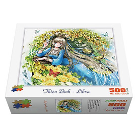 Bộ tranh xếp hình cao cấp 500 mảnh ghép – Thiên Bình (40x50cm)