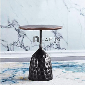 Mua Bàn trà nhỏ trang trí mặt gỗ sơn đặt góc sofa TS0946