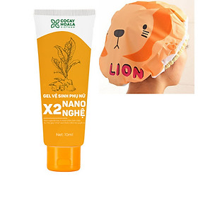 Gel Vệ Sinh Phụ Nữ Giảm Viêm Ngứa X2 Nano Nghệ Cocayhoala mini size 10ml